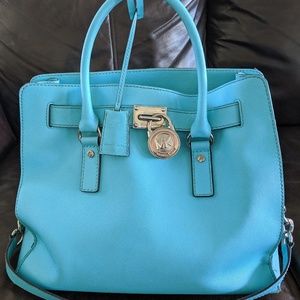 Michael Kors turquoise purse